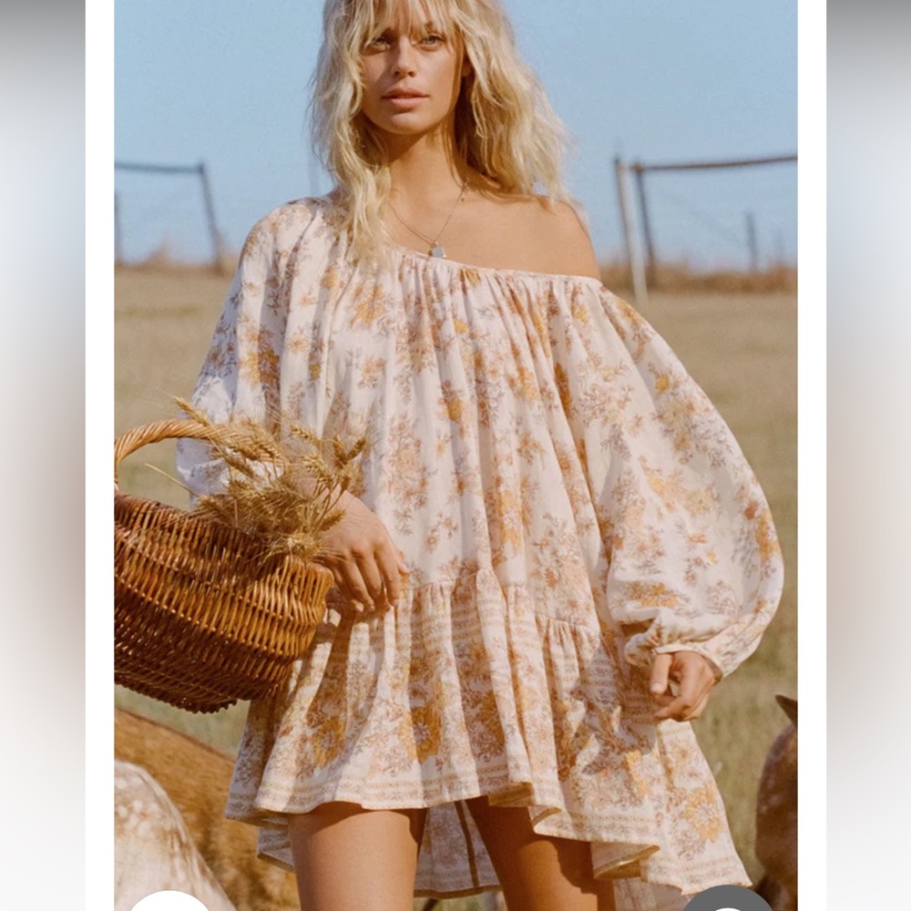 Spell & The Gypsy Collective Meadowland Linen Tunic Dress